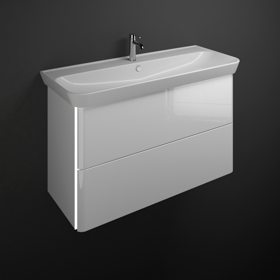 Ceramic washbasin incl. vanity unit SFEY120 - burgbad