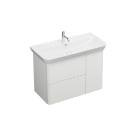 Ceramic washbasin incl. vanity unit SFEZ100 - burgbad