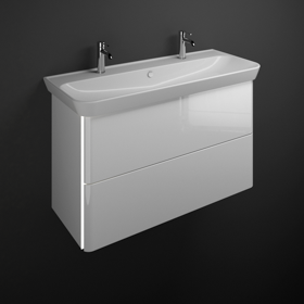 Ceramic washbasin incl. vanity unit SFFT120 - burgbad